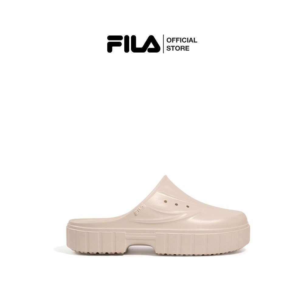 FILA รองเท้าแตะผู้ใหญ่ Sand Blast Clog รุ่น 1SM01984F - BEIGE