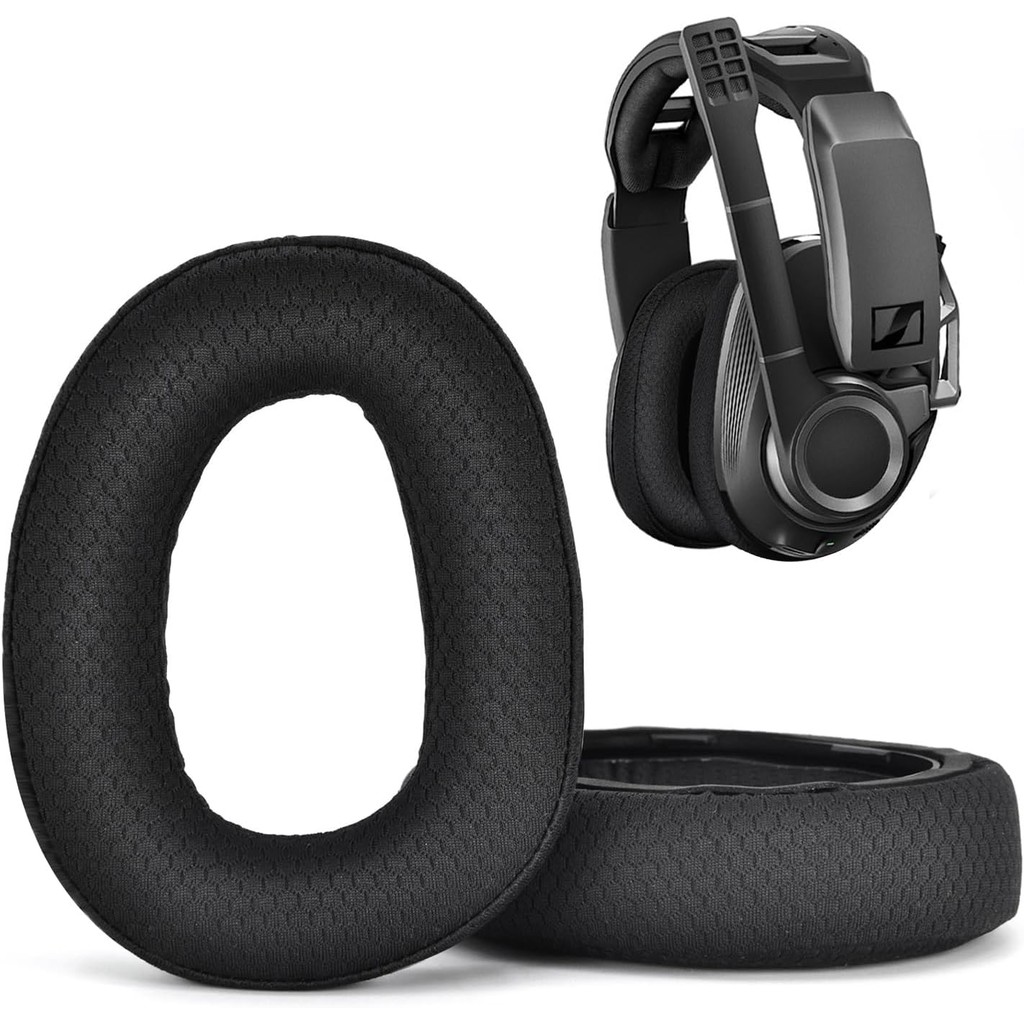 แผ่นรองหูฟังทดแทนสําหรับ Sennheiser GSP600, GSP 670, GSP500, GSP550, GSP601, GSP602 ชุดหูฟังสําหรับเล่นเกม, แผ่นรองหูฟังสําหรับ GSP 670, GSP 600, GSP 500