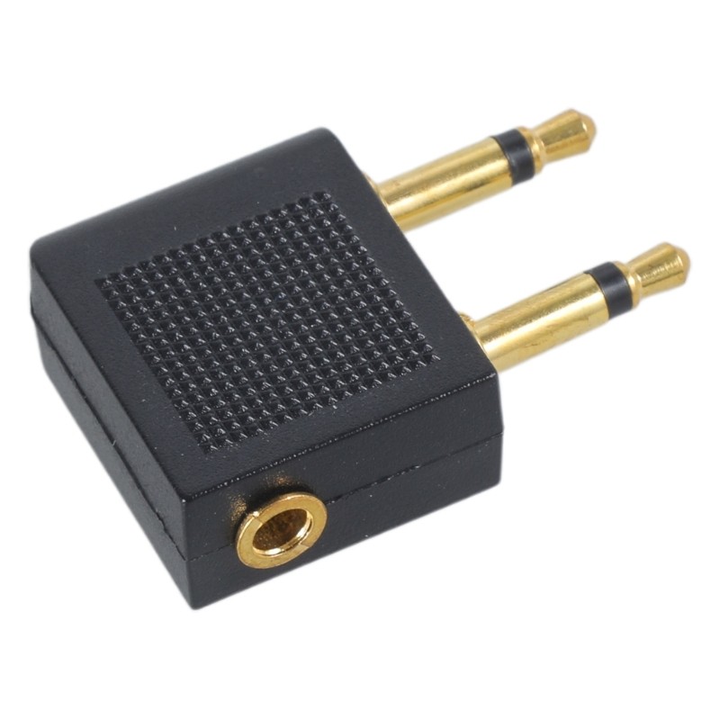 อะแดปเตอร์หูฟัง AB Flight 3 5 มม. 1 8 แจ็คอะแดปเตอร์แปลงทนทาน