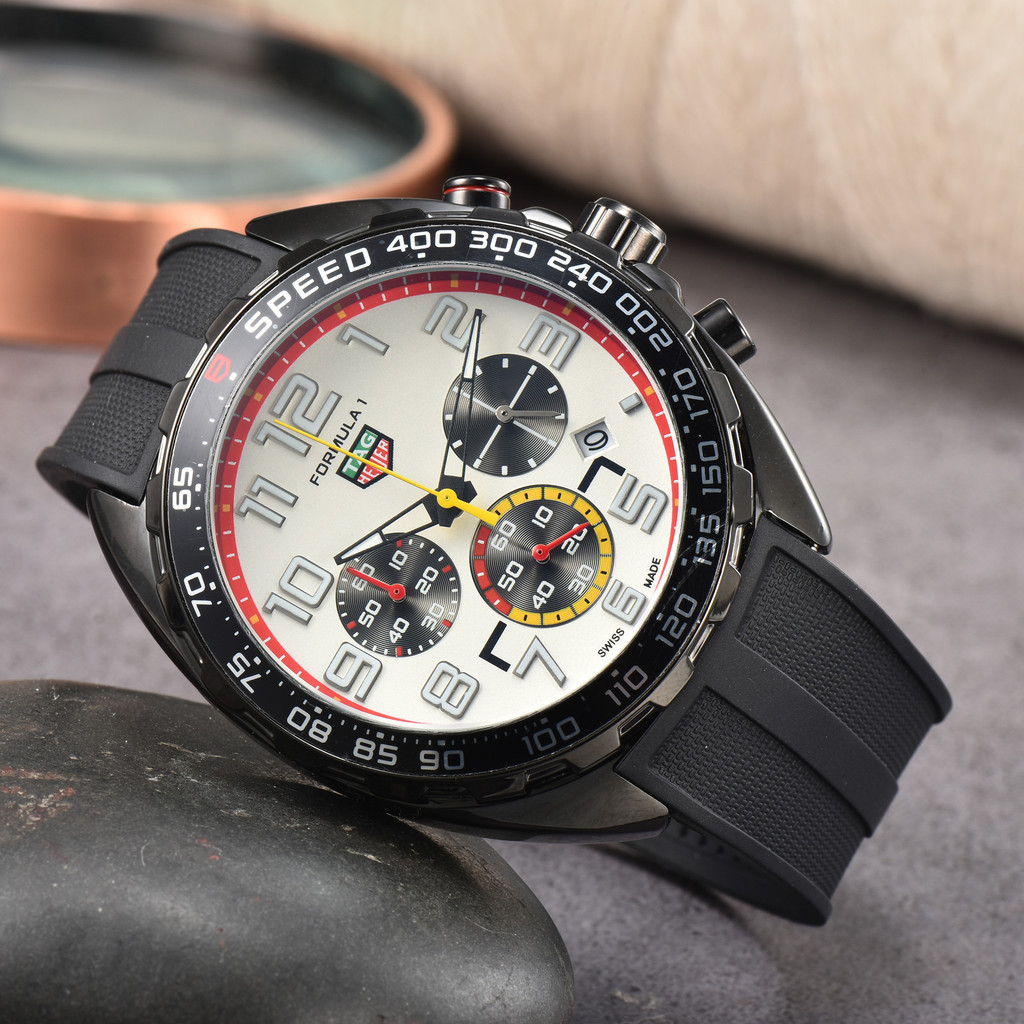 Tag TAG Howard F1 Series Black Dial Date Display Quartz Movement Watch Rui Watch 43mm