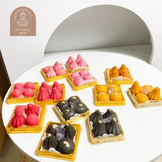 BC10 คเณศชยันตี ขนมโมทกะลาดูแบบแพ็ค4ลูก (ไซส์M) มีสีเหลือง/แ…