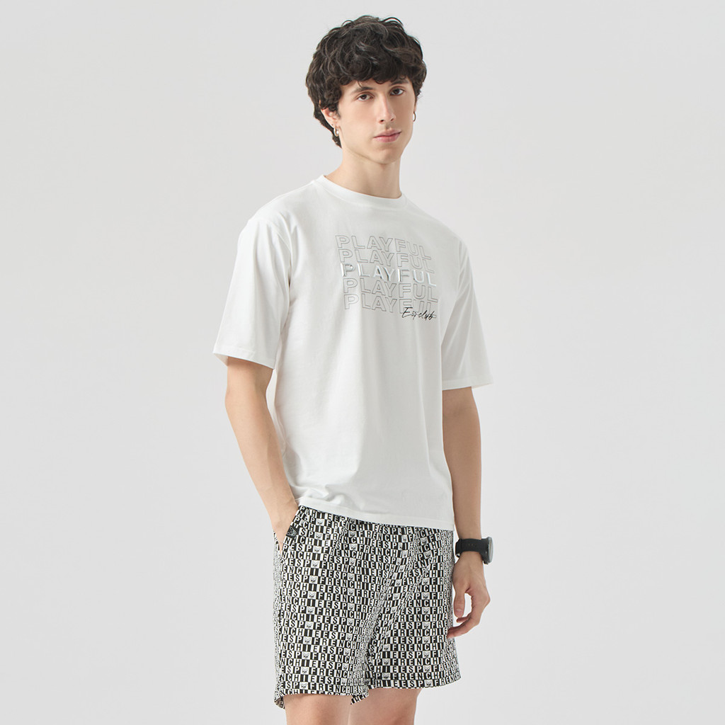 ESP เสื้อทีเชิ้ต เฟรนช์ชี่ ผู้ชาย สีขาว | Frenchie T- shirt | 04042 ราคา ถูกที่สุด ดีลบีเคเค แกลเลอรีภาพที่ 3