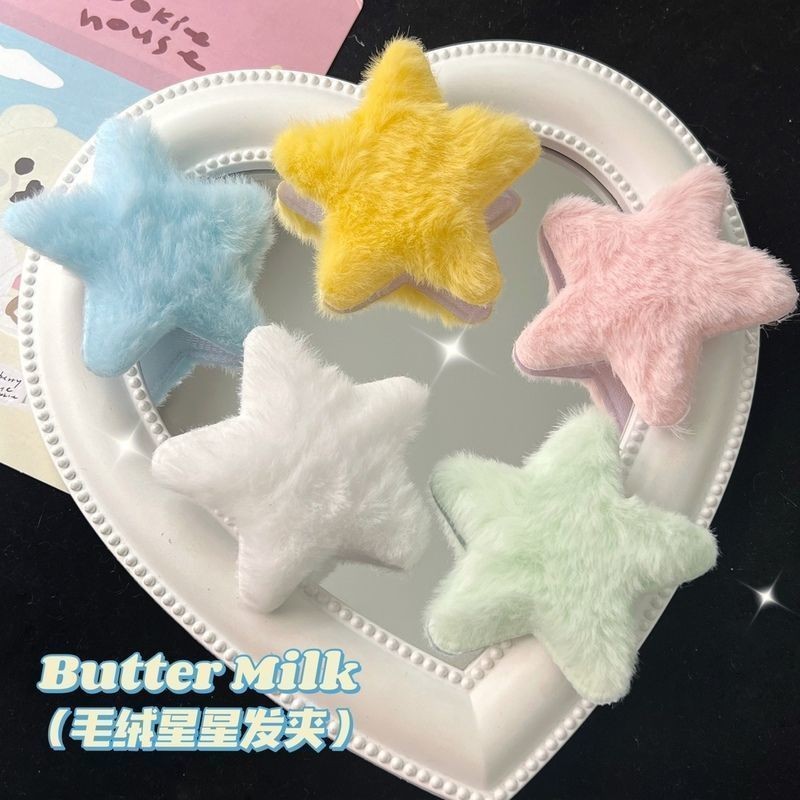 A1166 กิ๊บติดผมดาวสดใสสไตล์ญี่ปุ่น เกาหลี กิ๊บด้านข้าง เครื่องประดับผม