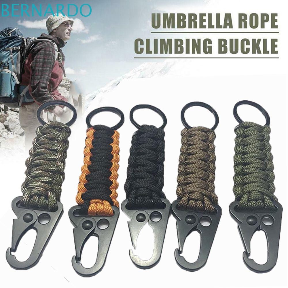 Bernardo Hook Camping เชือกร่ม Lanyard เดินป่า Paracord Carabiner