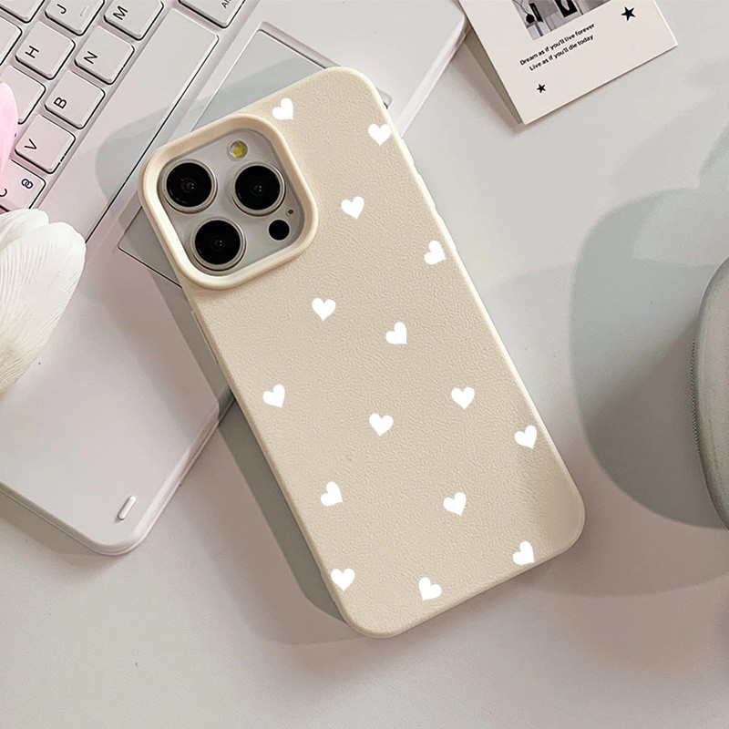 ฝาครอบโทรศัพท์นุ่มได For iPhone11 13 15 เคส ไอโฟน12 14 ProMax 7 8Plus X XR XS รักกราฟิก