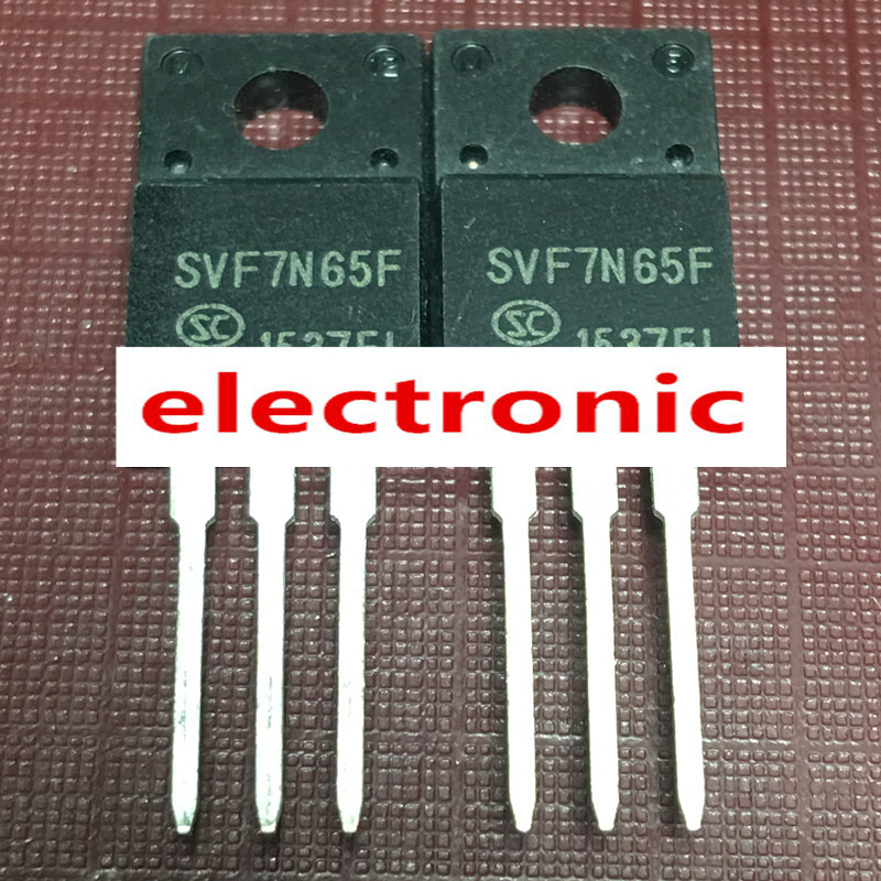((1 ชิ้น) ชิ้นส่วนอิเล็กทรอนิกส์ SVF7N65F Ready Stock MOS Field Effect Tube TO-220F 650V 7A