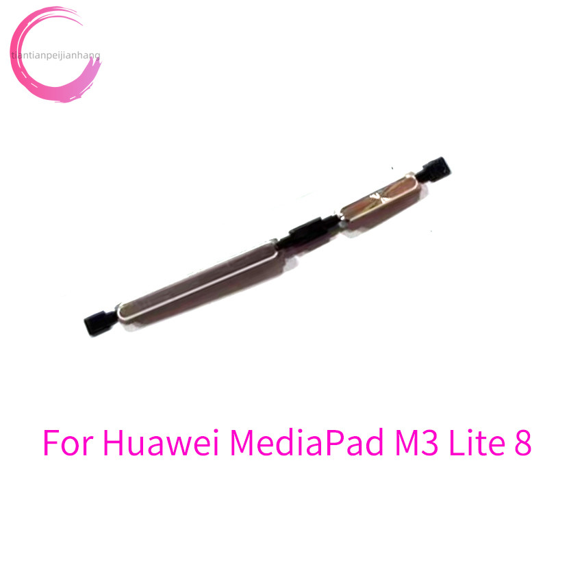 สําหรับ Huawei MediaPad M3 Lite 8.0 BAH BTV-AL00/W09 บนปุ่มปรับระดับเสียงไฟด้านข้างปุ่มปรับระดับเสียงปุ่มอะไหล่