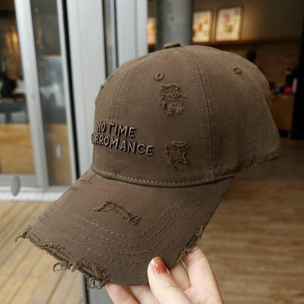 หมวกเบสบอลผู้ชาย สไตล์วินเทจฮิปฮอป ป้องกันแสงแดด งานฝีมือคุณภาพสูง - รูปที่ 4