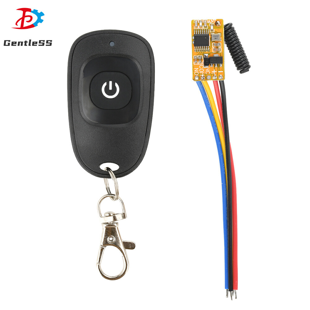 DC3.7-24V 433mHz ขนาดเล็กพิเศษรีโมทคอนโทรลสวิทช์รีเลย์โมดูลไร้สาย EV1527 โมดูลเกียร์