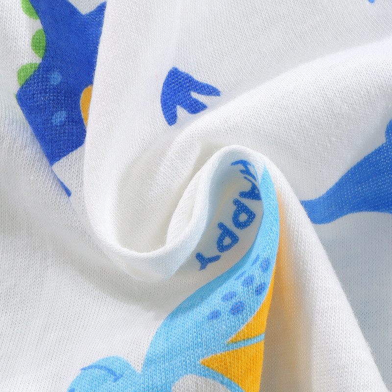 59-90 จั๊มสูทแขนสั้นผ้าฝ้ายทารกฤดูร้อน, ชุดคลานบางทารกแรกเกิด ชุดเด็กแรกเกิด0-3-6-9-12เดือน