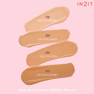 In2It True Skin Cushion SPF50+ PA++++ 10g อินทูอิท คุชชั่นฟินิชลุคเซมิแมท.