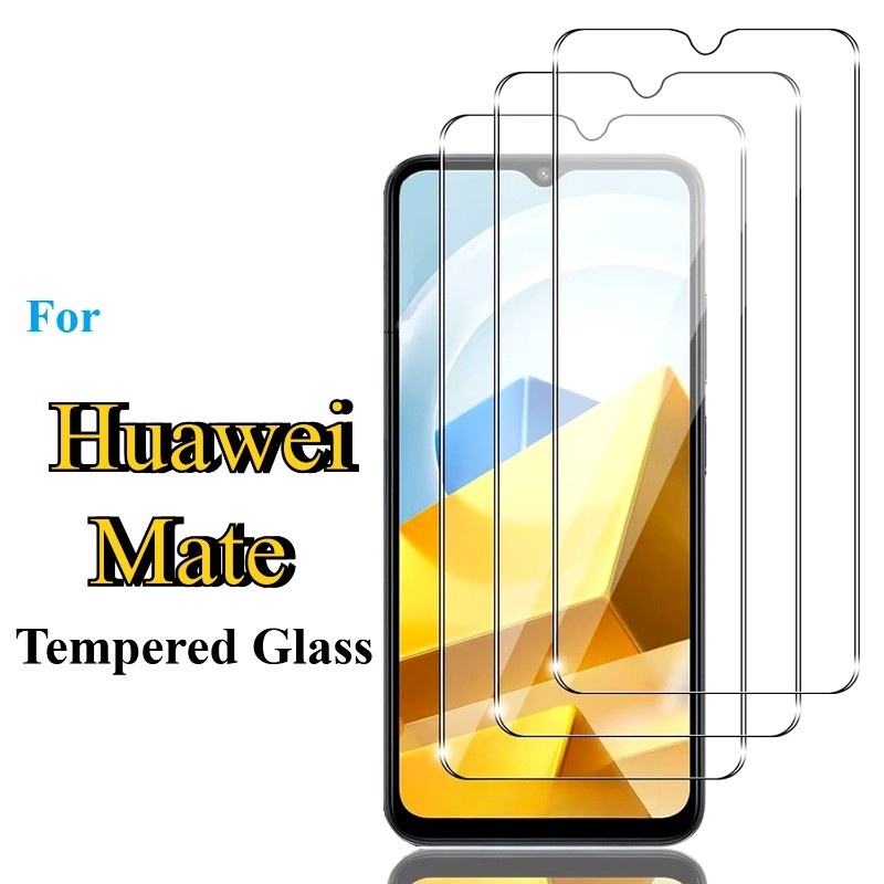 ป้องกันการระเบิด‌ กระจกนิรภัยสําหรับ Huawei Mate 70 60 50 50E 30 20X 20 Lite HD Glass Screen Protector สําหรับ Huawei Mate 10 9 8 7 SE S Lite Anti-Shock ฟิล์มแก้ว
