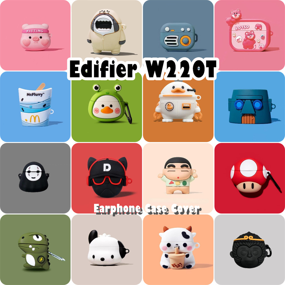 READY STOCK!นําไปใช้กับ Edifier W220T เคส Case เคสหูฟัง การ์ตูนซอก ซิลิโคนนุ่ม เคส เคสหูฟัง NO.2