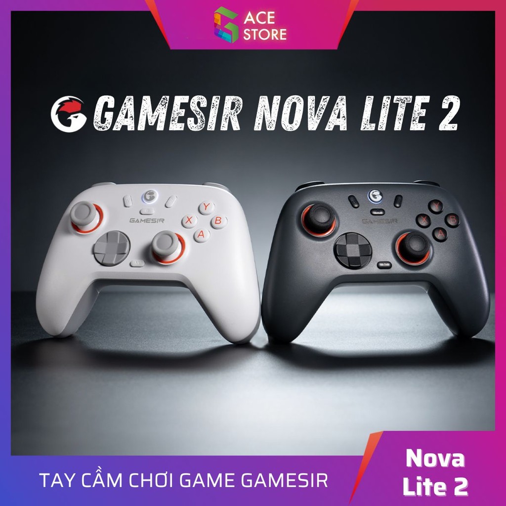 GameSir Nova Lite 2 คอนโทรลเลอร์รองรับหลายแพลตฟอร์มสําหรับพีซี/นึ่ง/NS/มือถือ