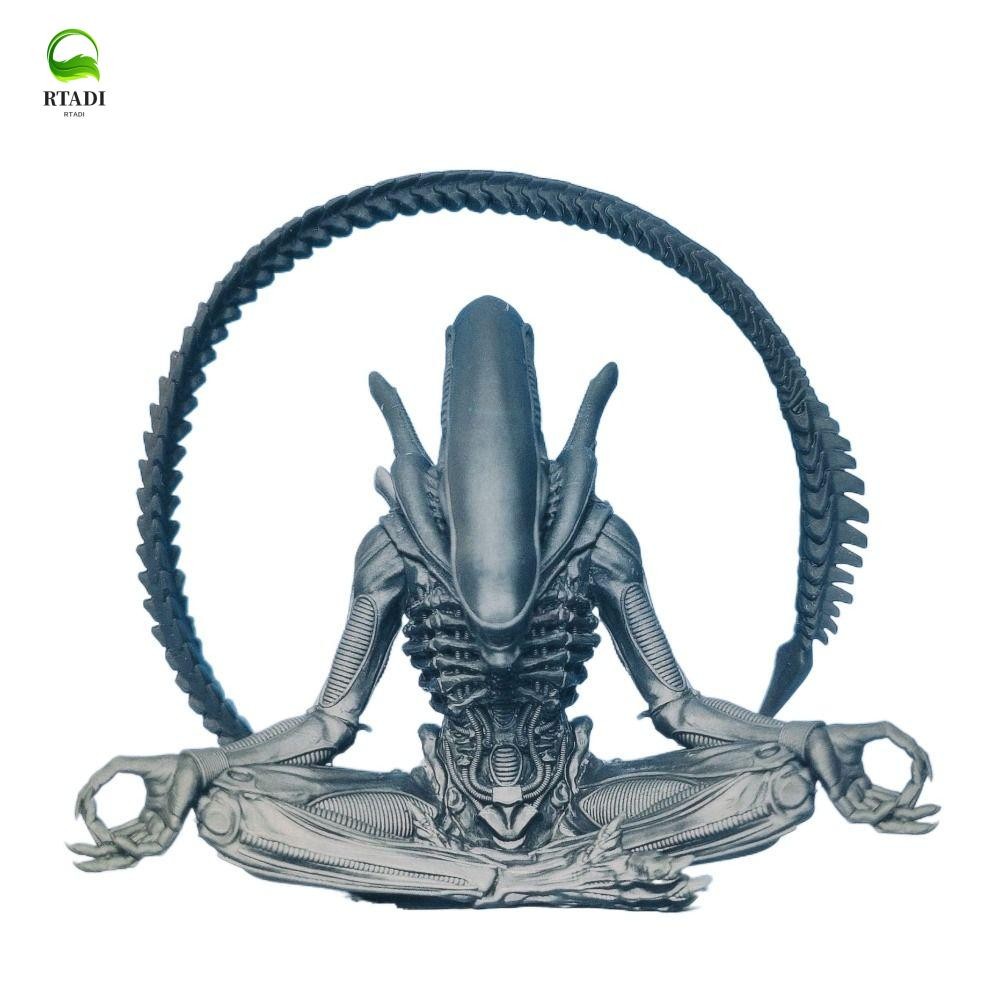 RTADI Xenomorph รุ่น, Aliens Romulus การทําสมาธิ Xenomorph รูป, อุปกรณ์ต่อพ่วงภาพยนตร์ Cross- ขา 3D 