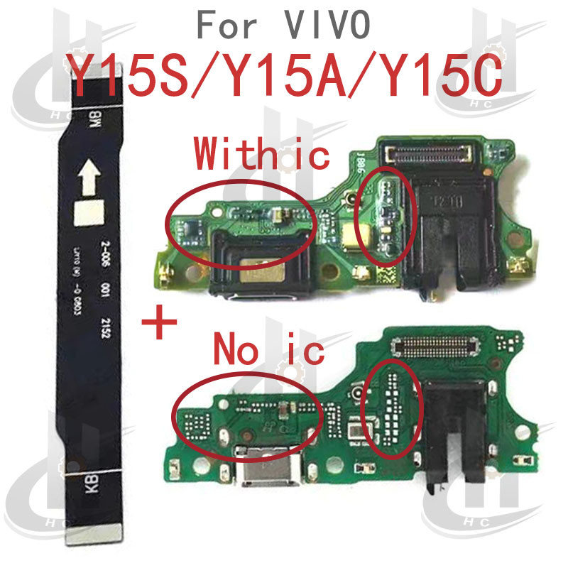 ใหม่สําหรับ VIVO Y15S / Y15A / Y15C Charger USB Connector Dock ชาร์จพอร์ตแจ็คบอร์ด Flex หลักเมนบอร์ดการเชื่อมต่อ Flex เปลี่ยนชิ้นส่วน ราคา ถูกที่สุด ดีลบีเคเค