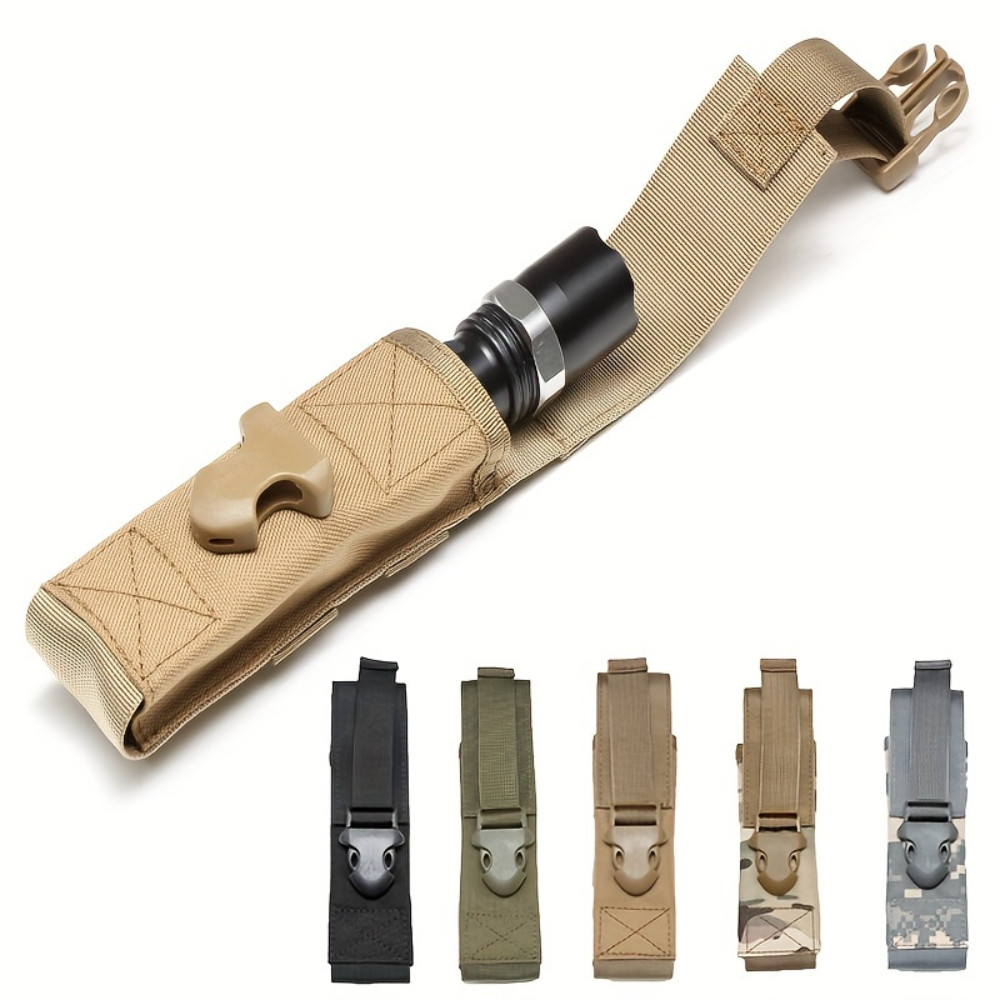 LUC Mountaineering และตกปลาแบบพกพาไฟฉายอุปกรณ์เสริมกระเป๋าอุปกรณ์เสริม Molle มัลติฟังก์ชั่นกระเป๋าเครื่องมือ