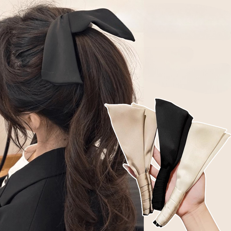 แฟชั่นคลิปกล้วย Bowknot Hairpin Grips ผม Cips Headwear อุปกรณ์เสริม