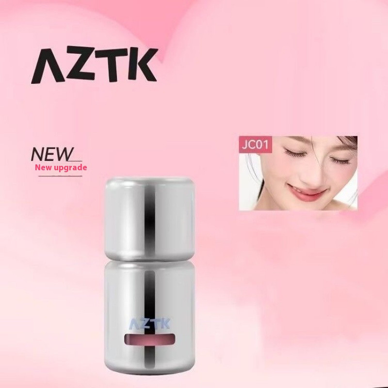 AZTK Liquid Frozen Blush ขยายและสัญญา High-Gloss บรรยากาศสดใสและเพิ่มผิวที่เป็นธรรมชาติและเมาเล็กน้อย Blush Face Blush