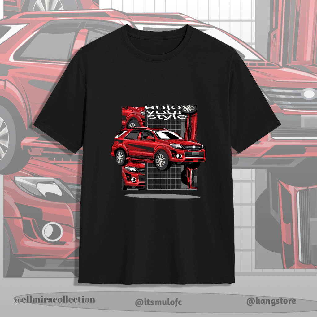 KATUN Fortuner Racing ยานยนต์เสื้อยืด MB9 Combed Cotton 30s