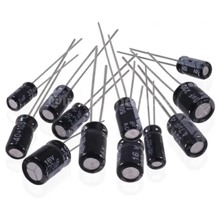 C200/C500 Capacitor Box ชุด ตัวเก็บประจุ 200ชิ้น 15ค่า / 500ชิ้น 24ค่า 200pcs/500pcs Capacitor kit 0.1uF-1000uF 16V-5...