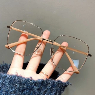 👓ตาแฟชั่นผู้หญิง👓 -25° ~ -575°แว่นสายตาสั้น แว่นป้องกันแสงสีฟ้า กรอบแว่นตาแฟชั่นกรอบใหญ่สไตล์เกาหลี 039