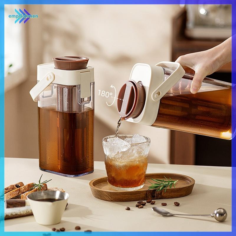 EPMN> ใหม่ 1L Cold Brew เครื่องชงกาแฟมือถือ ABS กาแฟขวดชงเย็นพร้อมขนาด,ชา Infuser Brewing Immersion กาต้มน้ํากาแฟใหม่