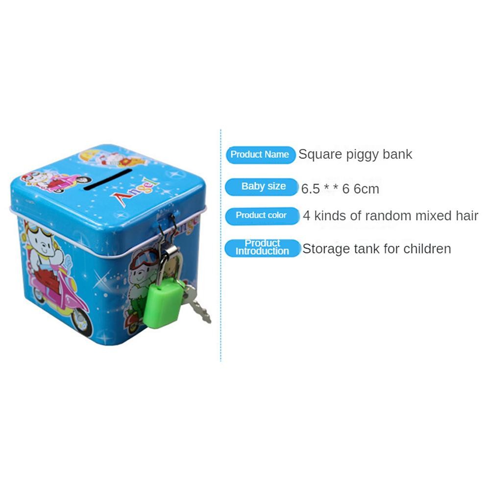 ✨✨กระปุกออมสินทรงกลมลายการ์ตูน youngtime กระปุกออมสินทรงสี่เหลี่ยมสำหรับเด็กใส่เหรียญ มีที่ใส่ปากกาเหล็ก กล่องเก็บของขนาดเล็ก กล่องของขวัญของเล่นเพื่อรางวัลนักเรียนชายและหญิง youngtime✨✨ - รูปที่ 3