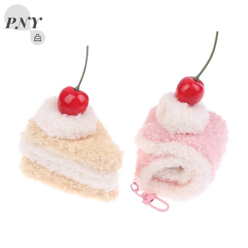 [PNY] Kawaii อาหารจําลองพวงกุญแจตุ๊กตาสร้างสรรค์แซนวิชแฮมเบอร์เกอร์เค้กพวงกุญแจกระเป๋าจี้อุปกรณ์เสริ