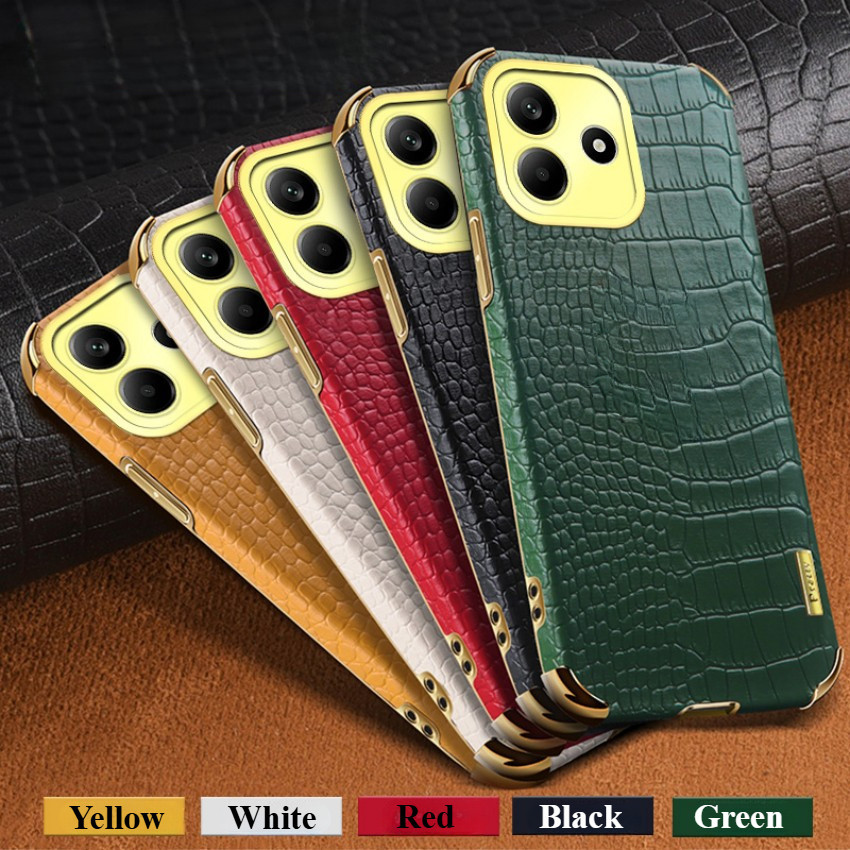 หรูหราลายจระเข้หนังเคสโทรศัพท์สําหรับXiaomi Redmiหมายเหตุ11S 10s 9s 8 Pro Poco X7 F7 X6 M6 F5 X5 Pro