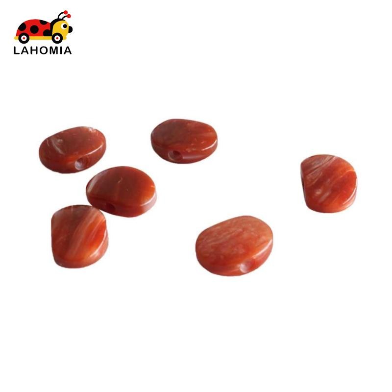 [Lahomia] หมุดปุ่มอะคริลิค 6 ชิ้นสําหรับกีตาร์เบส Banjo Tuner ปุ่มปรับแต่งหัวเครื่อง