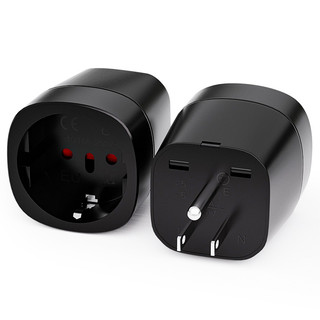 EU to USA Japan UK Travel Plug Adapter เหมาะสําหรับอิตาลีสวิสเซอร์แลนด์บราซิล 10A 250V โทรศัพท์มือถือคอมพิวเตอร์ปลั๊กชาร์จแปลง
