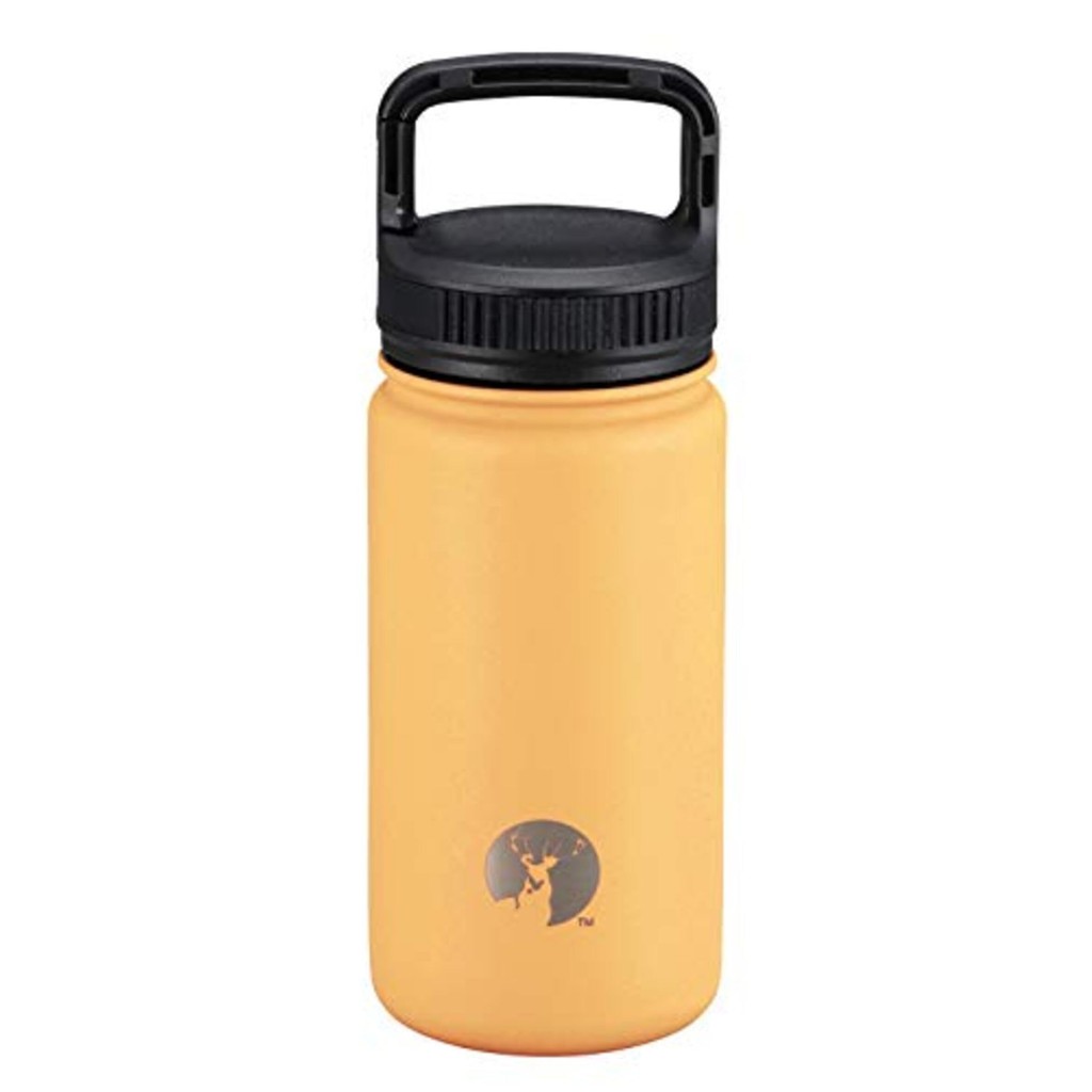 CAPTAIN STAG Sports Bottle Vacuum Insulated Double Stainless Steel Bottle Direct Drink HD Carabiner 