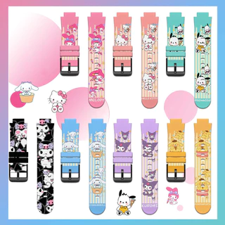 【สาย+เคส】⚡สาย+เคส⚡พร้อมส่ง⚡Kuromi สายนาฬิกาสำหรับ imoo Z1 Z6 Z7 สายซิลิโคน ไอมู่ ไอโม่ สายการ์ตูนน่ารัก