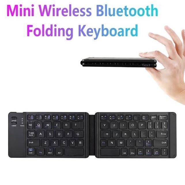 พิมพ์ไว 🎮 GAMING NUBWO NKB108 Bluetooth Keyboard คีย์บอร์ดพับได้ไร้สาย คียบอร์ดพับได้ ขนาดพกพา คีย์บ