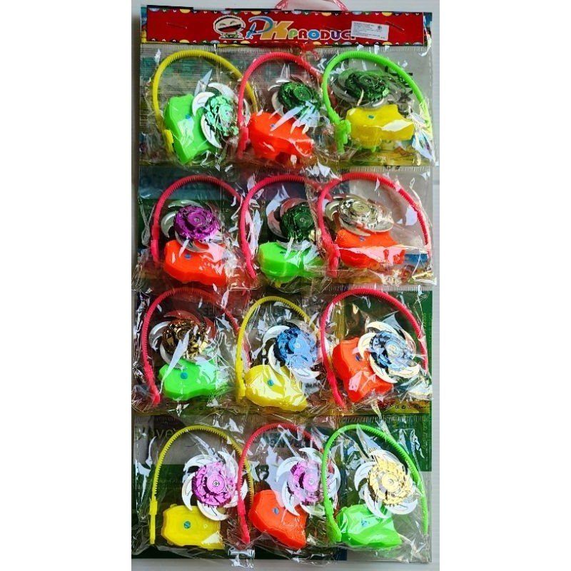 แข็งแกร่ง เบลเบลดดึงสายคละสี12ชิ้น/เซ็ท