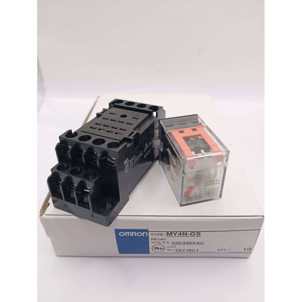 รีเลย์ MY4N-GS MY4GS มีขายทั้งชุด 12VDC รูปที่ 3
