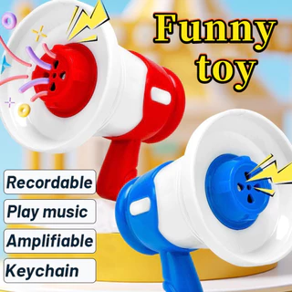 Geetoy ของเล่น ลําโพงขนาดเล็กบันทึกพวงกุญแจตลกลําโพงบันทึกเสียงสร้างสรรค์เพลงของเล่นของขวัญสําหรับเด็ก
