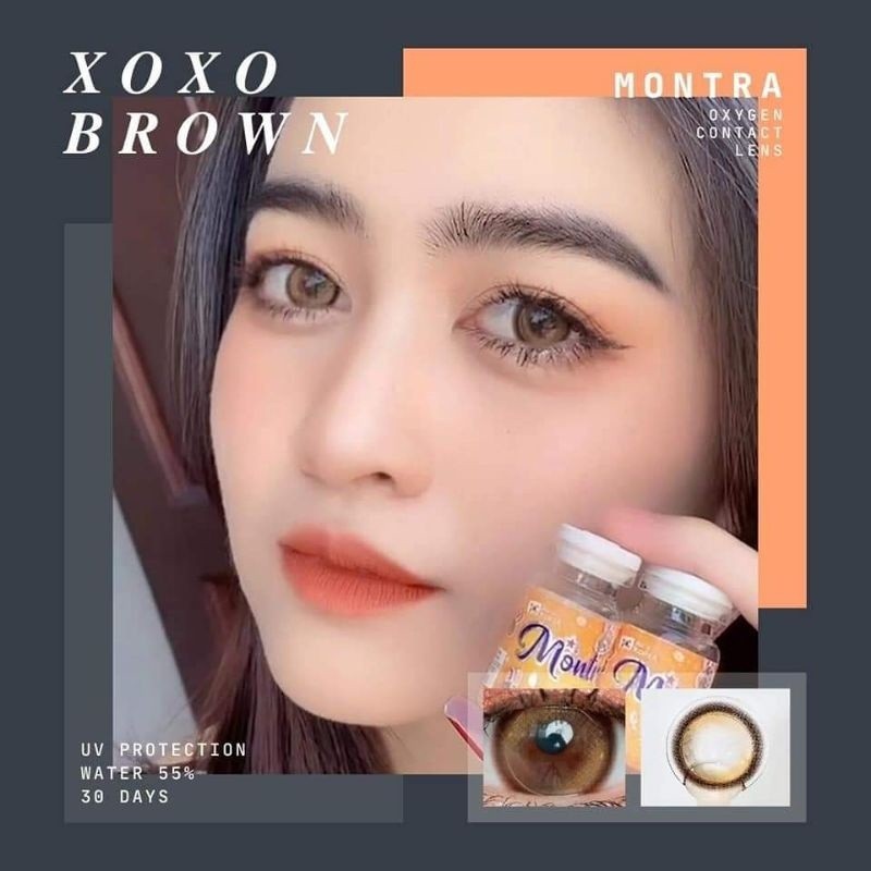 🔥คอนแทคเลนส์✨ขนาดกลาง✨ XOXO (Montra)