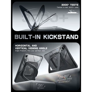 SUPCASE Unicorn Beetle Prism สําหรับ iPad Mini 7 A17 Pro 2024 กรณีขาตั้ง Anti Scratch สนับสนุน Apple ดินสอชาร์จ Slim ป้องกัน Clear สําหรับ iPad Mini 7th/6th 8.3 นิ้ว