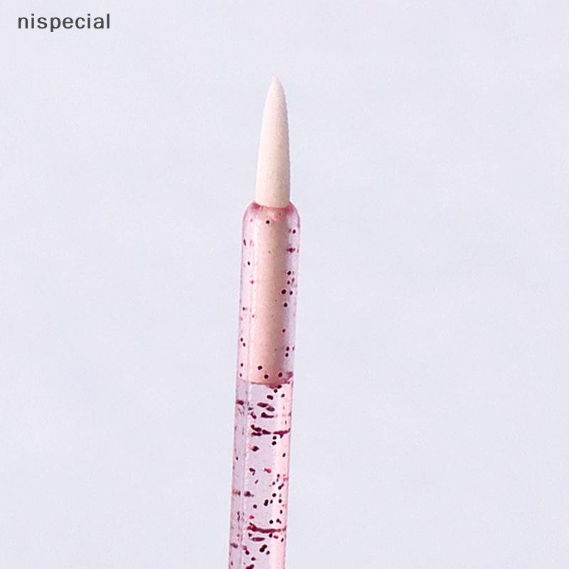 [nispecial] Flocking Lip Brush Lip Gloss Brush Crystal Rod Mini Lip Glaze Brush Disposable Lip Gloss