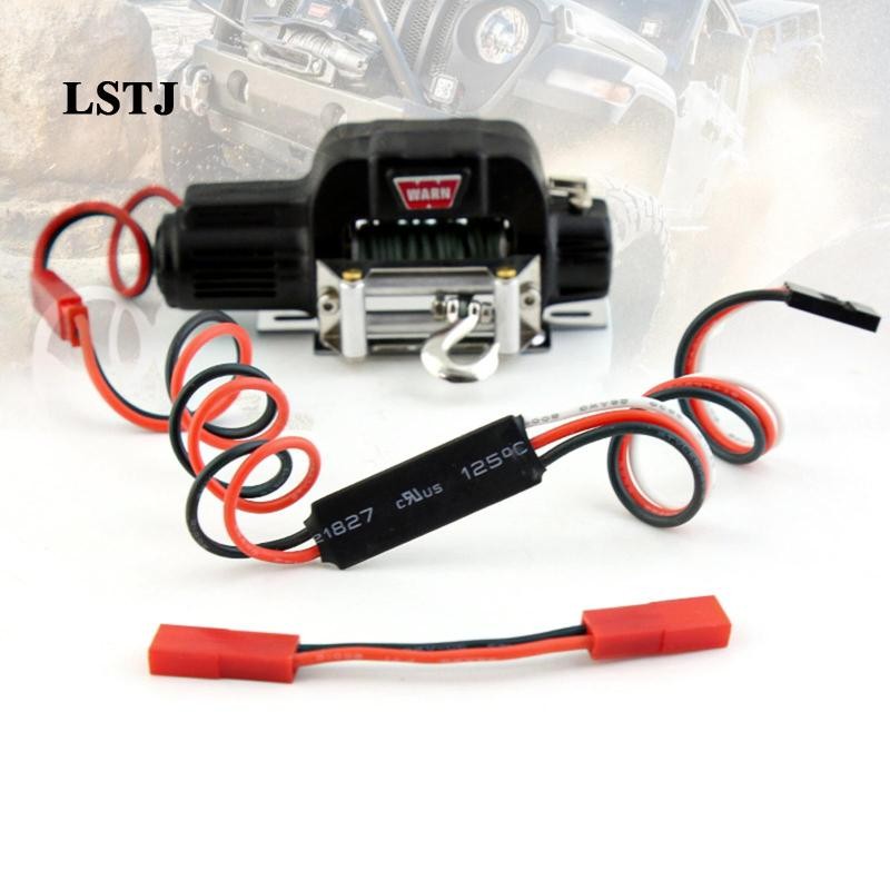 [Lstjj] RC Winch Controller & Winch Controller Adapter Plug สําหรับรถบรรทุก RC 1/10
