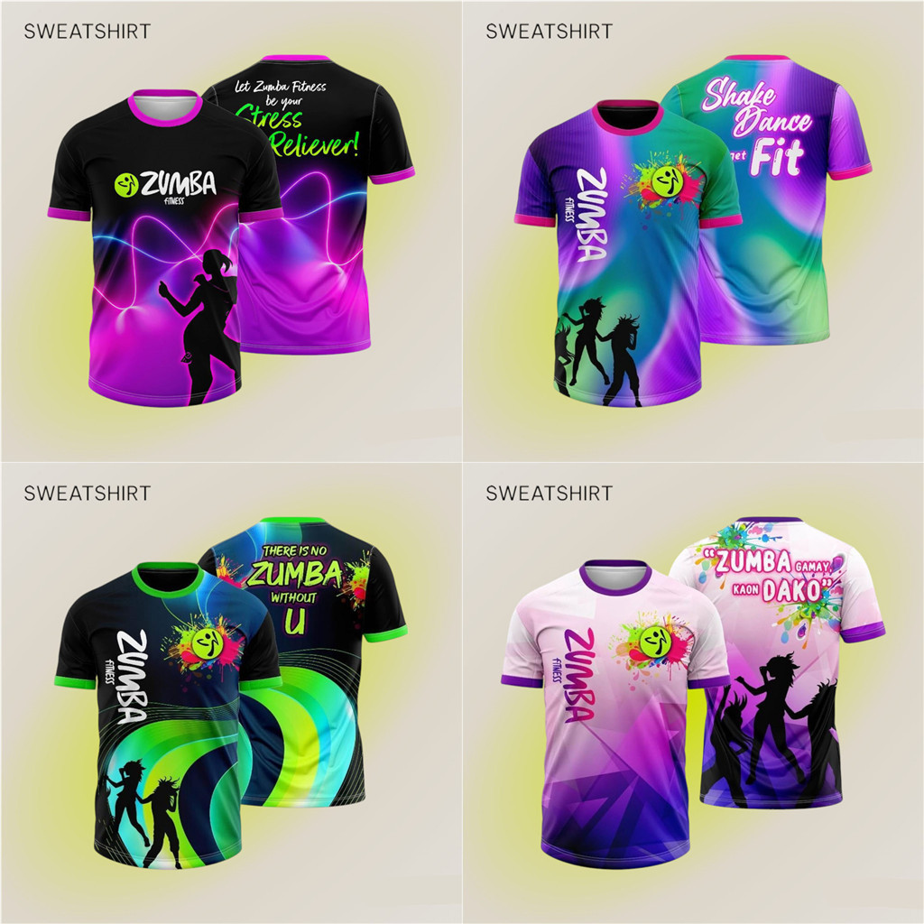 "ZUMBA Dance Outfit 2025 - ชุดเสื้อยืดและกางเกงขาสั้นระเหิด | ระบายอากาศ ใส่สบาย อินเทรนด์ | รักซุมบ