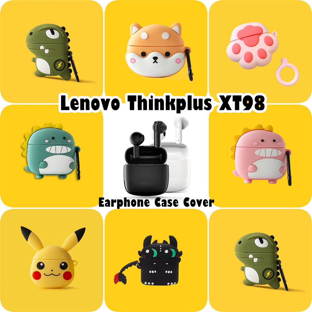 READY STOCK!นําไปใช้กับ Lenovo Thinkplus XT98 เคส Case เคสหูฟัง การ์ตูนสร้างสรรค์ ซิลิโคนนุ่ม เคส เค