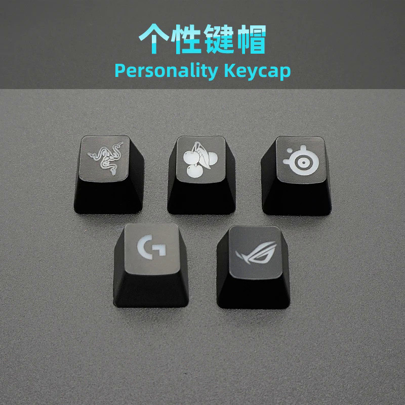 Personality Mechanical keyboard keycaps translucent key caps for Logitech Steelseries Razer ROG Cher