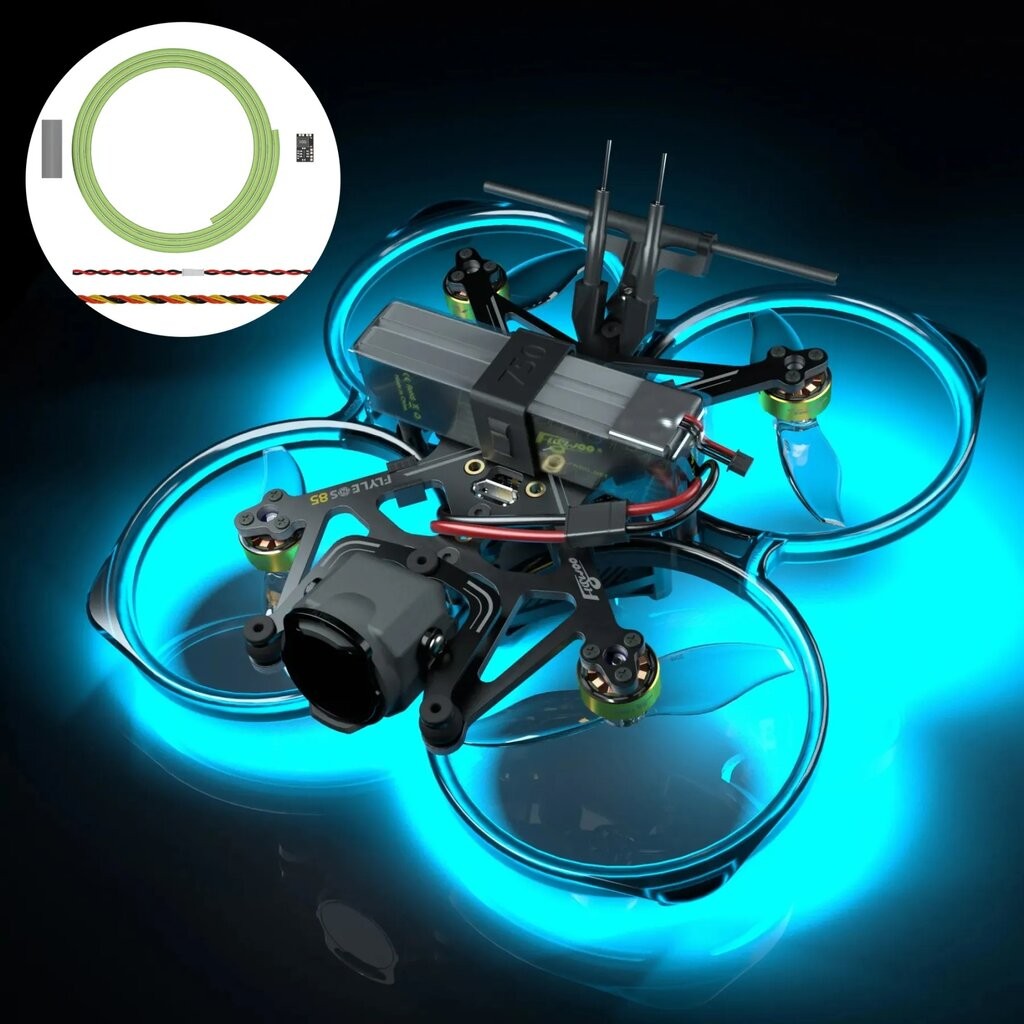 Flywoo Flexible LED + 3.3V Bec （ 2.7mmx1M ）อุปกรณ์โดรน Drone