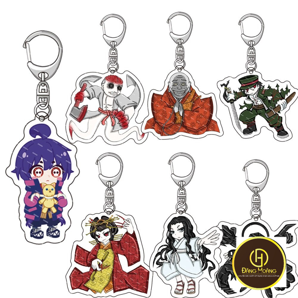 Yayoi Hozuki อะนิเมะ Dark Gathering Keitao Eiko Cosin พวงกุญแจ 2 ด้านใสอะคริลิคพลาสติกน่ารัก chibi อ
