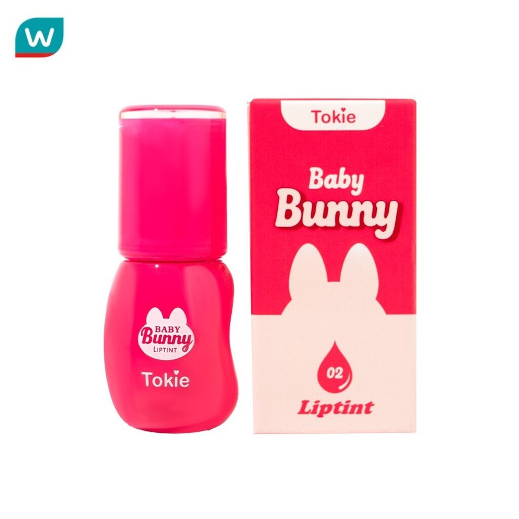 Tokie โทกี้ เบบี้ บันนี่ ลิป ทิ้น 5ก. 02 พิงค์ โพนี่