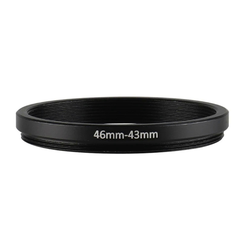 Aluminum Step Down Filter Ring 46mm-43mm 46-43mm 46 to 43 Filter Adapter Lens Adapter for Canon Niko