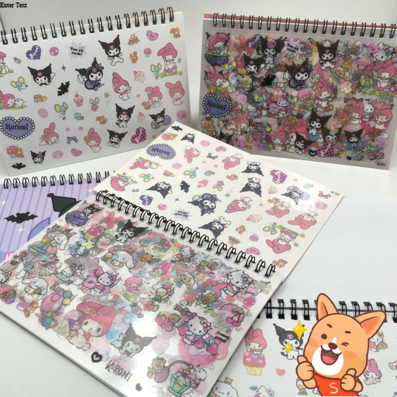 ใหม่ ใหม่!!!สมุดสติกเกอร์ลายน่ารัก มีสติกเกอร์ทั้งเล่ม ลายคมชัด น่ารักที่สุด